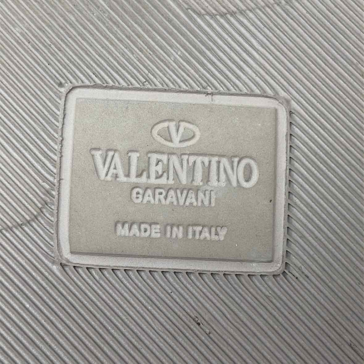 Pre-Owned Valentino Mauve Rubber Shoe Size 7.5 Designer Shoes