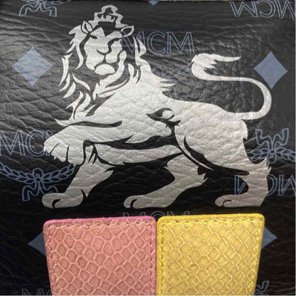 Pre-Owned MCM Black Multi Leather Designer Handbag