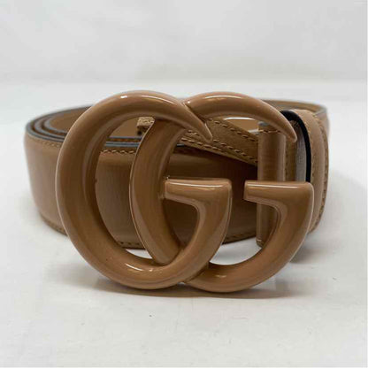 Pre-Owned Gucci nude Leather Designer Belt