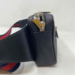 Pre-Owned Gucci Black Canvas Designer Handbag