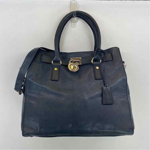 Pre-Owned MICHAEL by Michael Kors Navy Leather Handbag