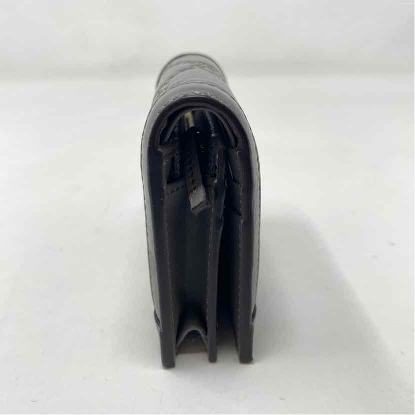 Pre-Owned Gucci Grey Leather Designer Wallet