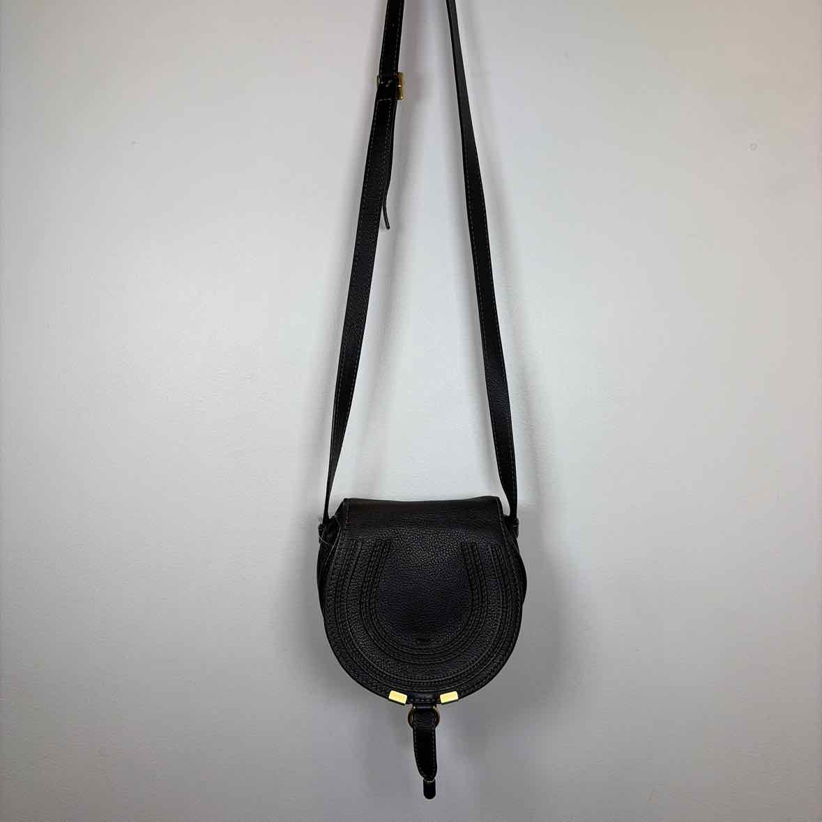 Pre-Owned Chloe Black Leather Designer Handbag