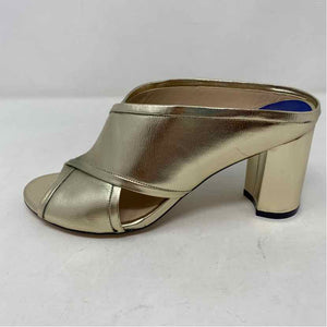 Pre-Owned Shoe Size 7.5 Stuart Weitzman Gold Sandals