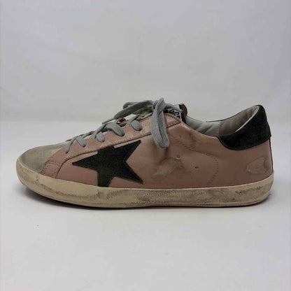 Pre-Owned Golden Goose Mauve Leather Shoe Size 10.5 Designer Shoes