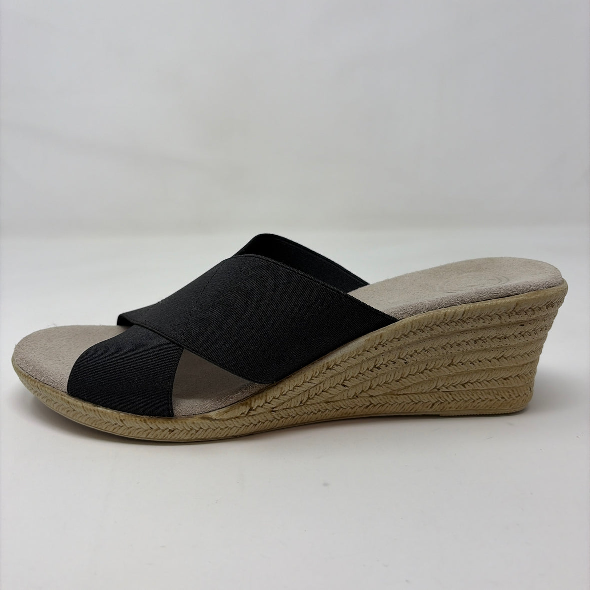 Pre-Owned Shoe Size 9 Boutique Black Wedge