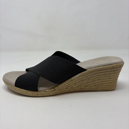 Pre-Owned Shoe Size 9 Boutique Black Wedge