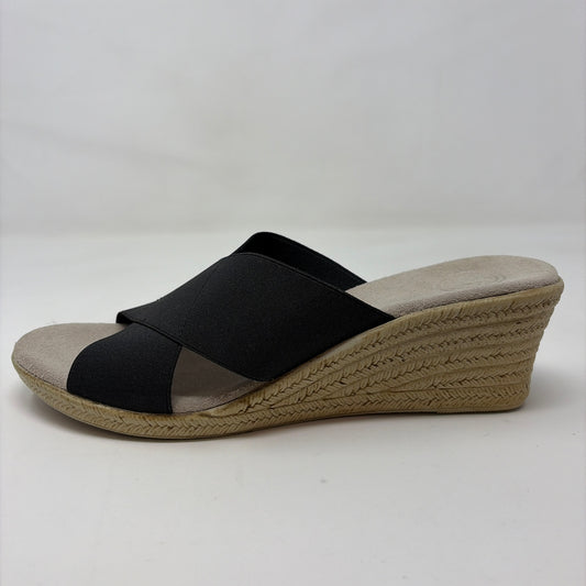 Pre-Owned Shoe Size 9 Boutique Black Wedge