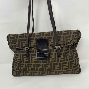 Pre-Owned Fendi Monogram Canvas Designer Handbag
