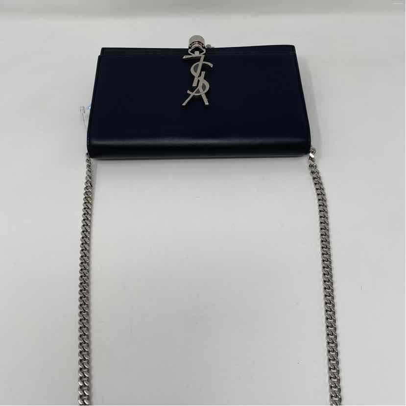 Pre-Owned Saint Laurent Black Leather Designer Handbag