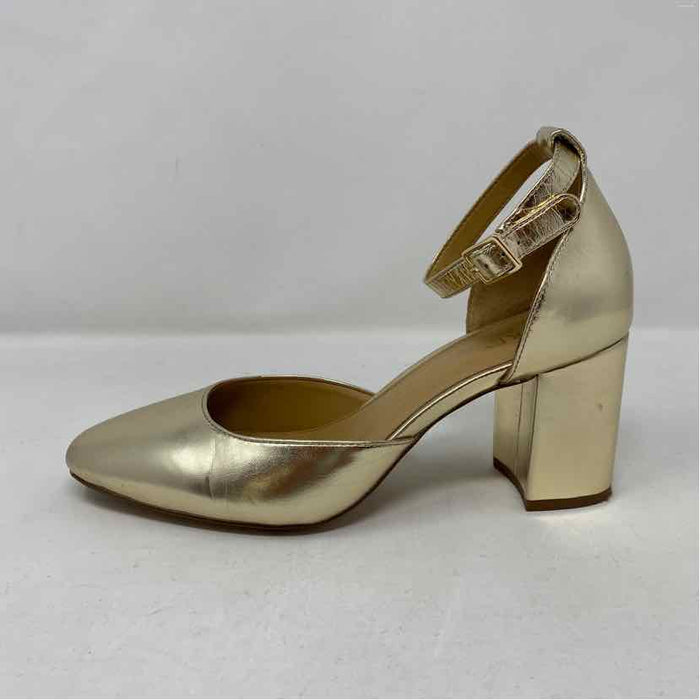 Pre-Owned Shoe Size 8 J Crew Gold Heels