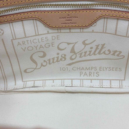 Pre-Owned Louis Vuitton Damier Azur Calf Hair Designer Handbag
