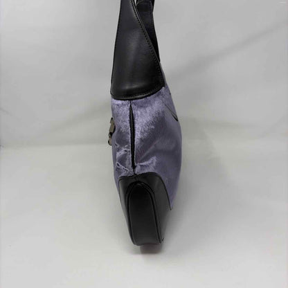 Pre-Owned Gucci Purple Velvet Designer Handbag