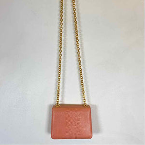 Pre-Owned Judith Leiber Coral Leather Handbag
