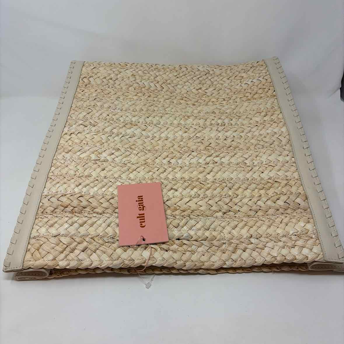 Pre-Owned Cult Gia Straw Straw Handbag