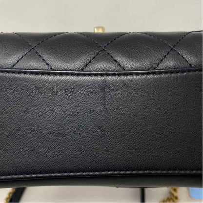 Pre-Owned Chanel Black Leather Designer Handbag