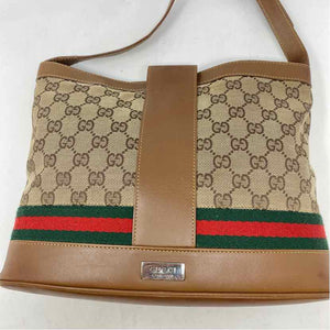 Pre-Owned Gucci Monogram Canvas Designer Handbag