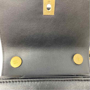 Pre-Owned Chanel Black Leather Designer Handbag