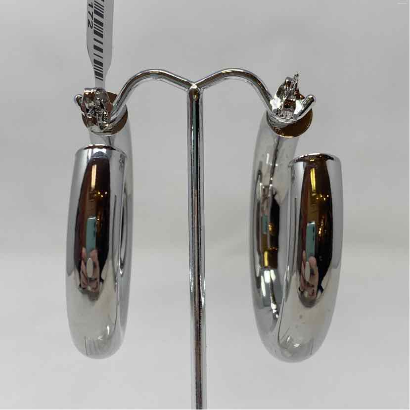 Silver Metal Earrings