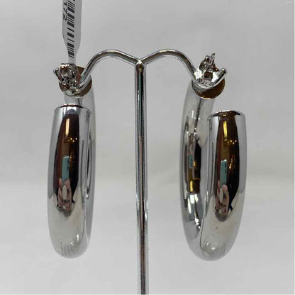 Silver Metal Earrings