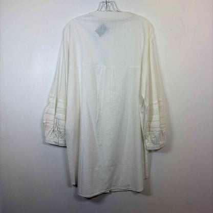 Pre-Owned Size M Pluto White Casual Dress