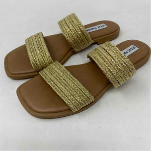 Pre-Owned Shoe Size 8 Steve Madden Gold Sandals