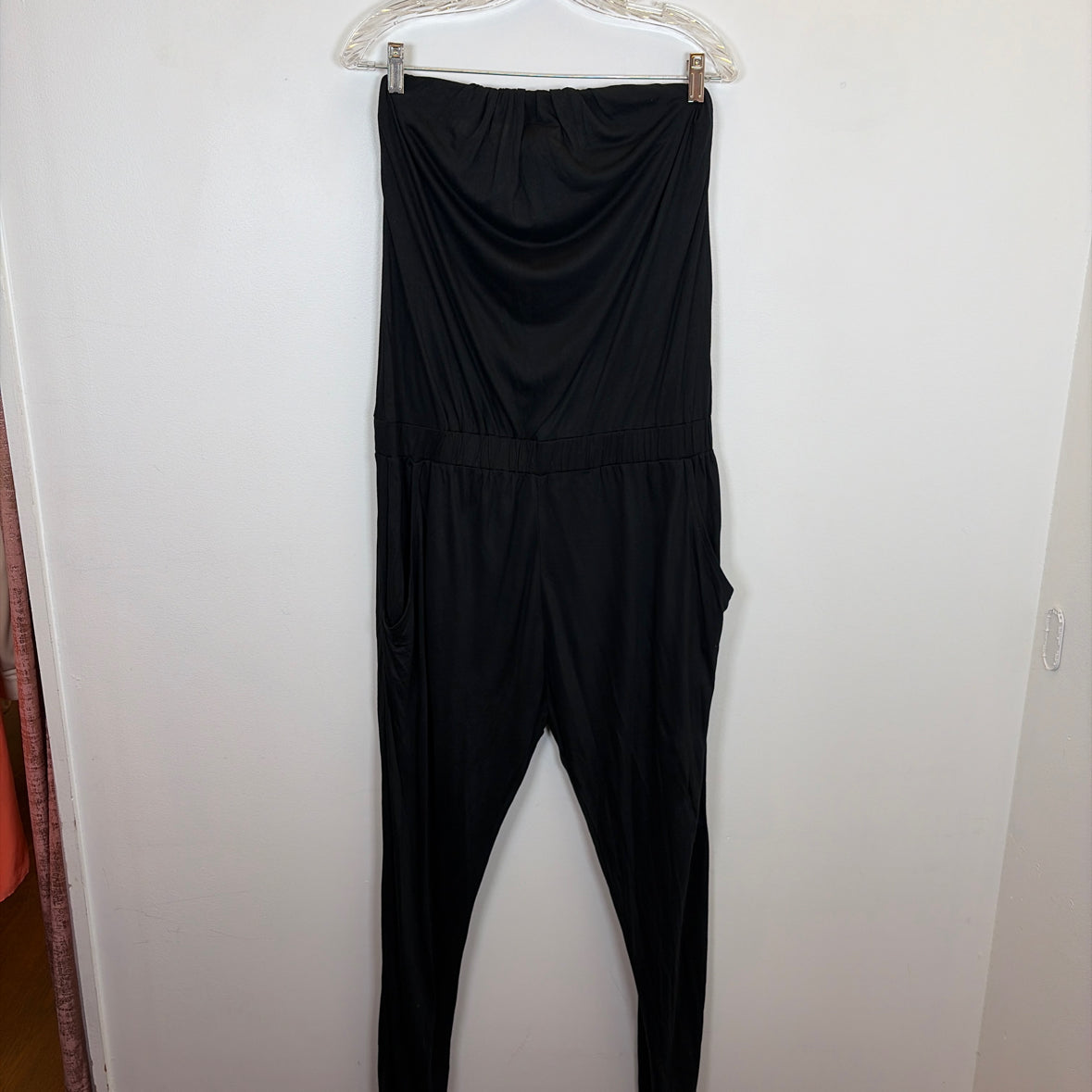 Pre-Owned Size 8/M TOPSHOP Black Jumpsuit