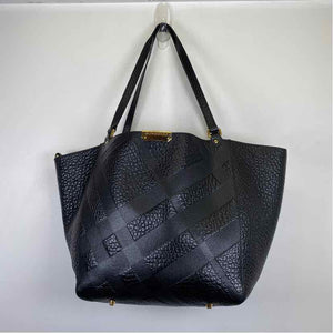 Pre-Owned Burberry Black Leather Designer Handbag