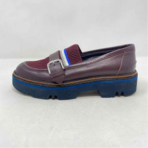 Pre-Owned Shoe Size 6.5 Pollini Burgundy Loafer