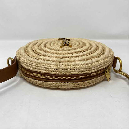 Pre-Owned Saint Laurent Straw Straw Designer Handbag