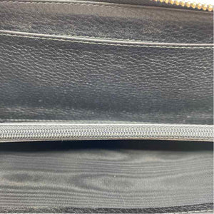 Pre-Owned Gucci Black Leather Designer Wallet