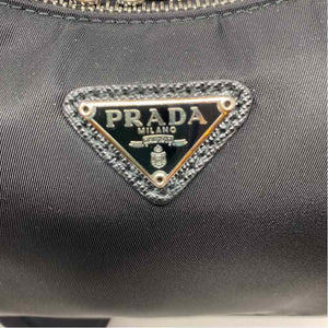 Pre-Owned Prada Black Nylon Designer Handbag