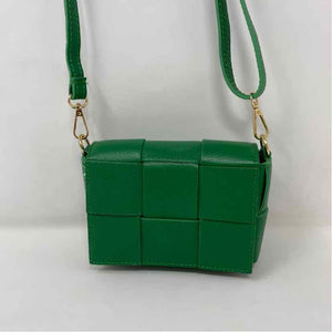 Pre-Owned Made in Italy Green Leather Handbag
