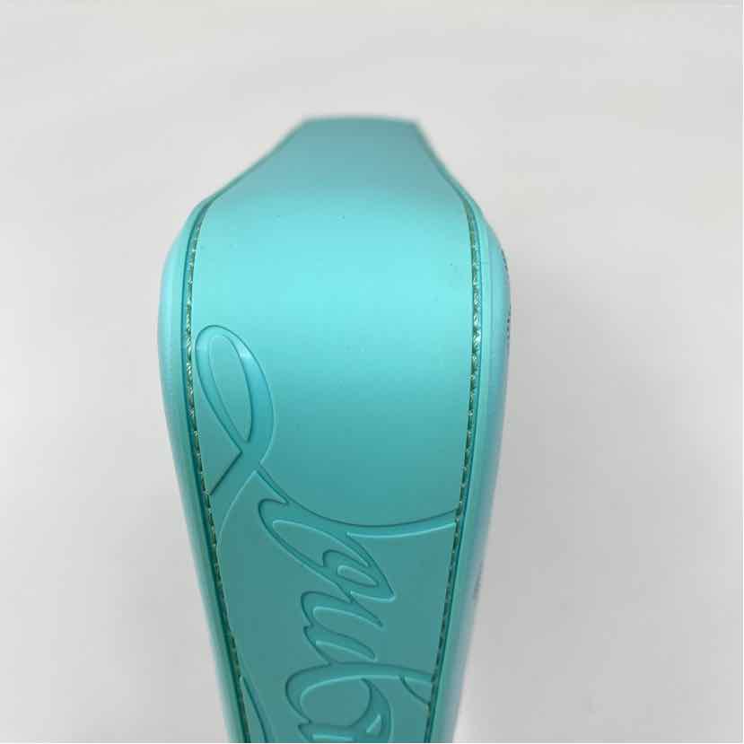 Pre-Owned Christian Louboutin Turqouise Leather Designer Handbag