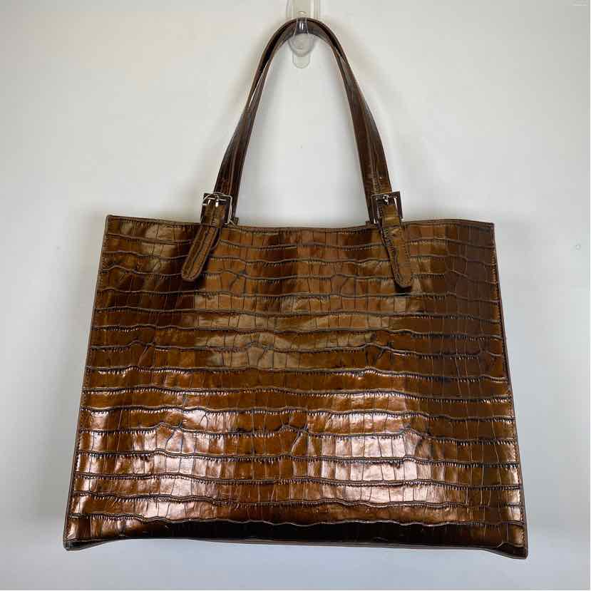 Pre-Owned Lancaster Paris Bronze Leather Handbag