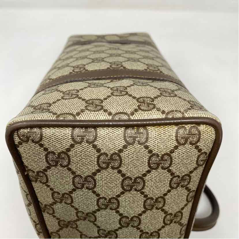 Pre-Owned Gucci Monogram Canvas Designer Handbag