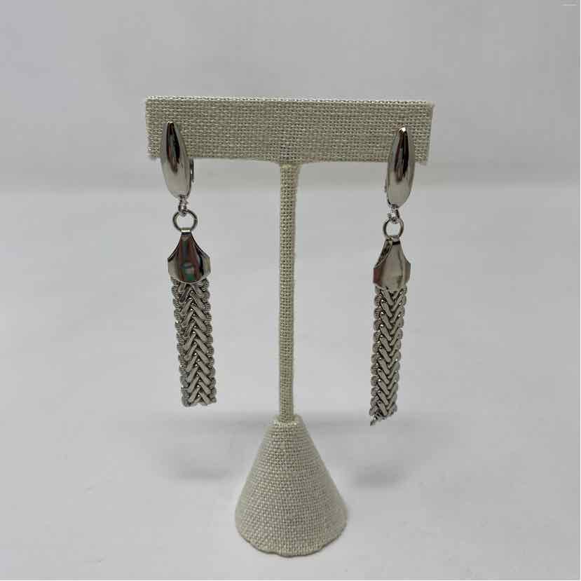 Silver Metal Earrings