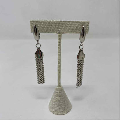 Silver Metal Earrings