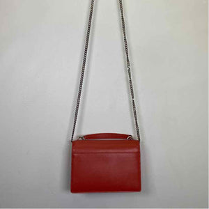 Pre-Owned Saint Laurent Orange Leather Designer Handbag