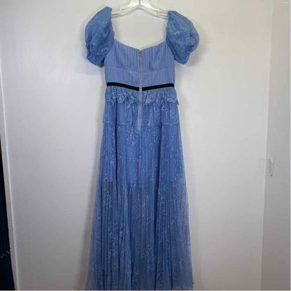 Pre-Owned Size 4/S Self Portrait Periwinkle Casual Dress