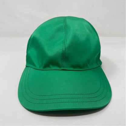 Pre-Owned Prada Green Nylon Designer Hats