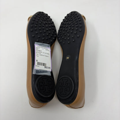Pre-Owned Shoe Size 8 Tory Burch Tan Flats