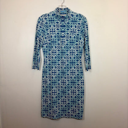 Pre-Owned Size XS J McLaughlin Teal Multi Casual Dress