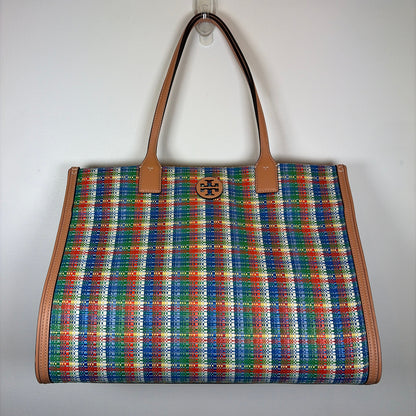 Pre-Owned Tory Burch Multi Woven Handbag