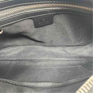 Pre-Owned Gucci Black Canvas Designer Handbag