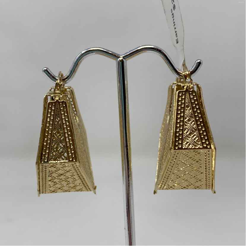 Gold Metal Earrings