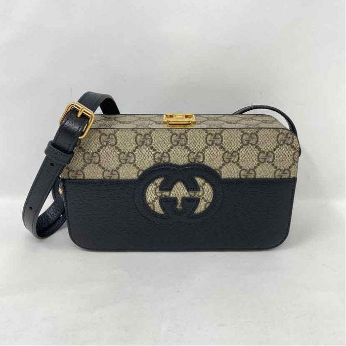 Pre-Owned Gucci Monogram Canvas Designer Handbag