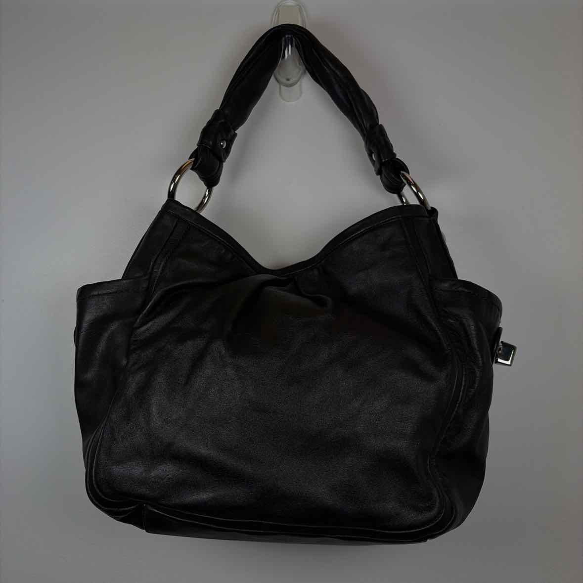 Pre-Owned Coach Black Leather Handbag