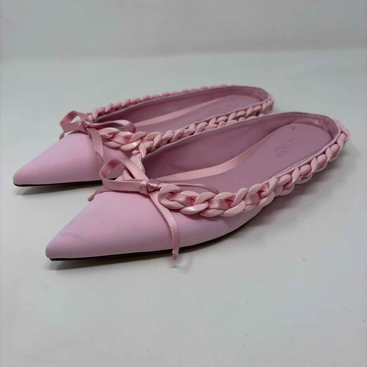 Pre-Owned Shoe Size 10.5 Giam Batista Pink Flats