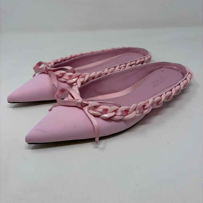 Pre-Owned Shoe Size 10.5 Giam Batista Pink Flats